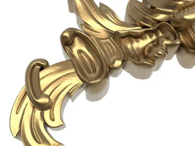  decorative pattern ready for 3D printing 3D model 413