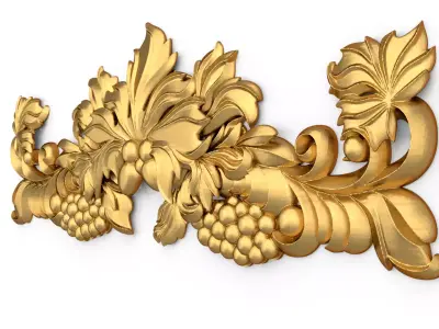 carved classic decorative ornament cnc 3d printing stl 26 3D print model
