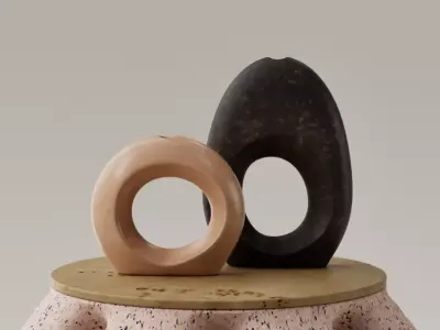 SET JARRONES DECORATIVOS - FLOREROS - VASOS 3D print model