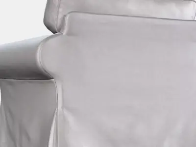 EKTORP Armchair 1 Low-poly 3D model