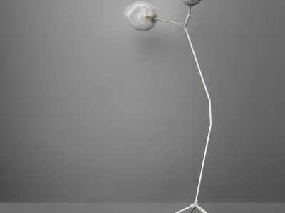 Floor lamp Branching Bubble 3D model