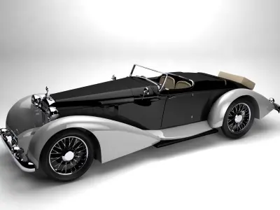 Classic car 3D model