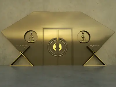 yoga door  3D model