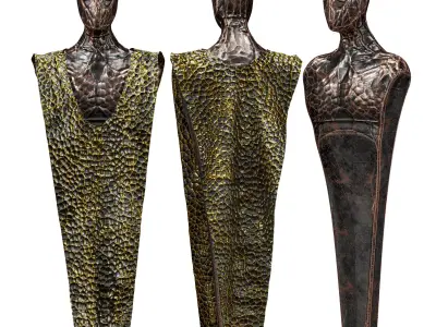 Sculpture of the army 3D model