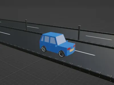 Simple cars Free 3D model