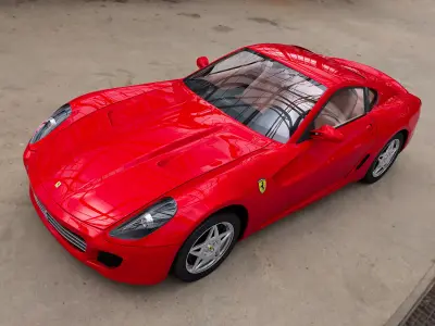 Ferrari Rigged 3D model