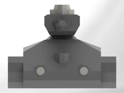 TANKE toy tank 3D model