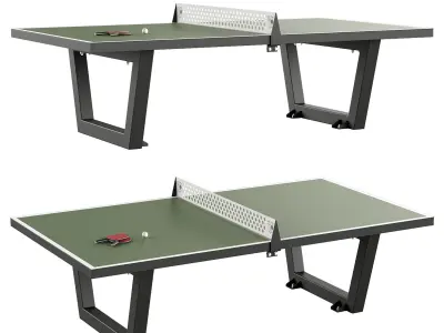 Table Tennis Ping Pong 3D model purchase