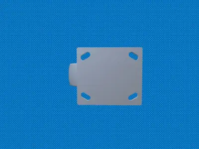 Wheel For Containers and Boxes 3D print model