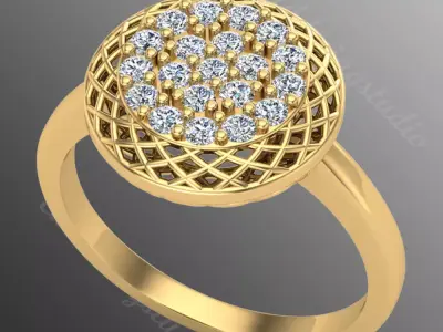 Ring kt 155 3D print model