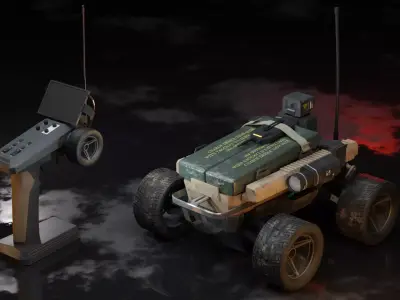 Call of Duty remote control car 3D model