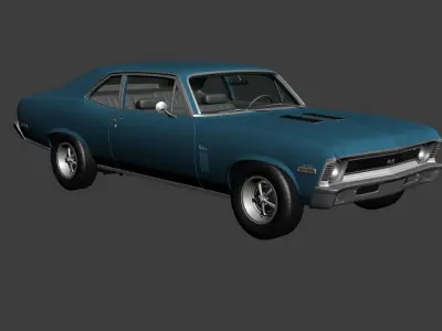 Chevrolet Nova SS 396 1970 3D model 3D model