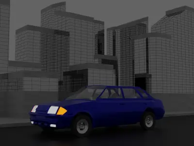 Sedan 3D model