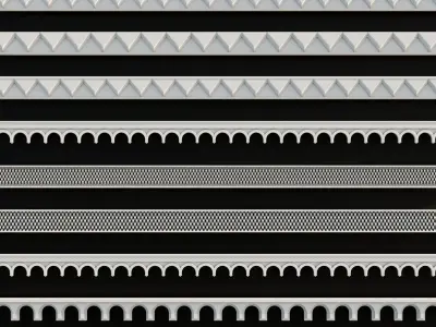 Ornament Pack Vol 8 - Romanesque Greece Gothic 3D model