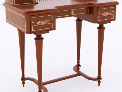 classical desk 3D model