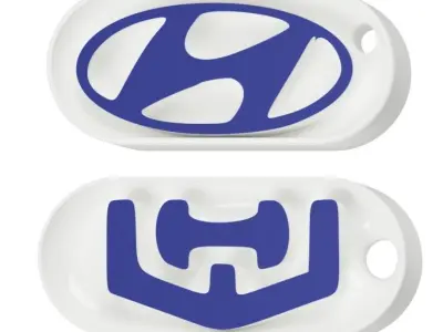Car logos Kechain 3D print model