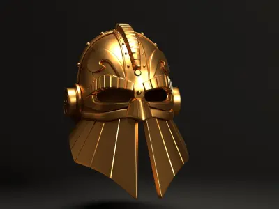 Warhammer helmet  Free 3D print model