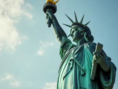 Statue of Liberty 3D Model lowpoly Low-poly 3D model