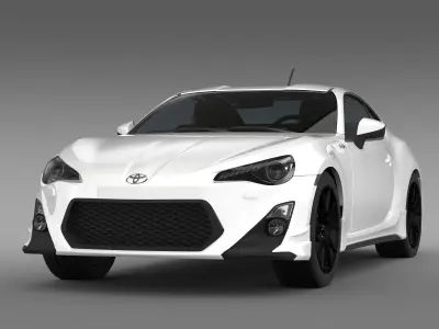 TRD Toyota 86 2013 3D model