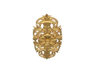 Classic decor ornament 151  3D model