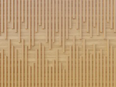 Wall wood V04 for your interior wall wood 3D model