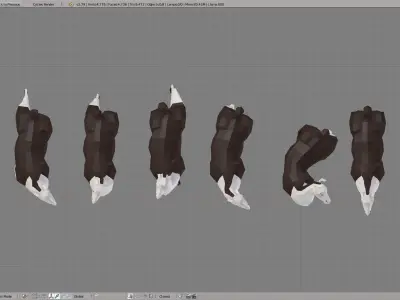 Llama Low-poly 3D model