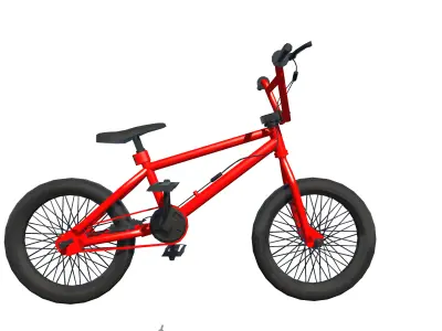 cycle  Game-Ready Bicycle Low-poly 3D model