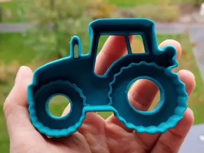 Tractor Cookie Cutter 3D print model