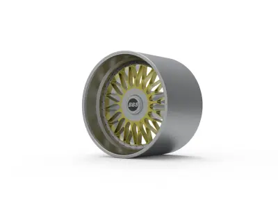 BBS RS564 wheel 3d print model 3D print model