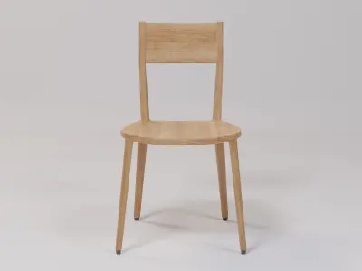 Cafe Chair 47x53x80 Low-poly 3D model