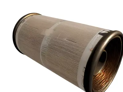 Ornate Ancient Text Scroll Low-poly 3D model