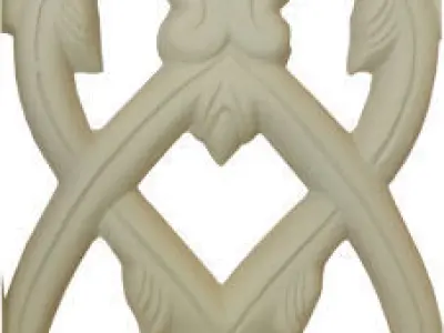 Handrail Stone Decor  Free 3D model