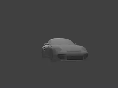 Porsche car 3D model