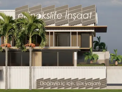 Luxury Modern Villa 3D Model for Architectural Visualizations 3D model