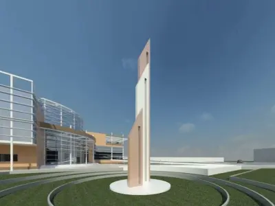 university complete revit project 3D model