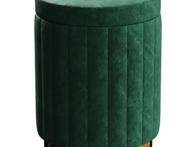  Lightweight luxury stools Low-poly 3D model