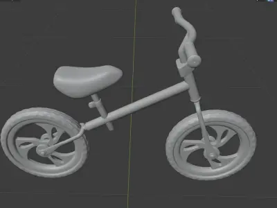 bicycle for kids 3D model