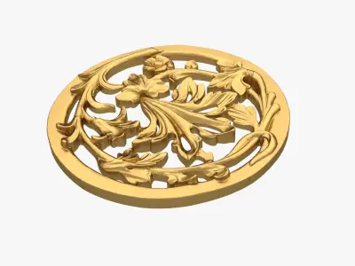Classic decor ornament 260 3D model