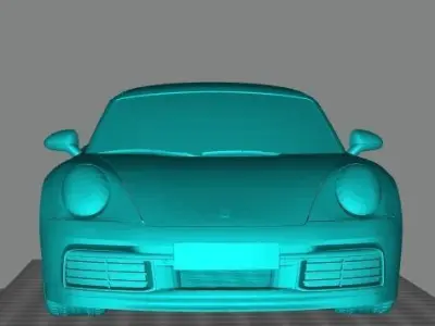 Porsche 911 Carrera S 3D print model