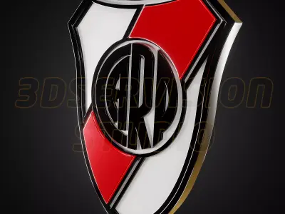 River Plate Escudo logo - Cinematic - 3D print 3D model