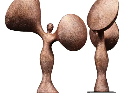 6 Different SETS of Sculptures SET VOL73 3D Model Collection