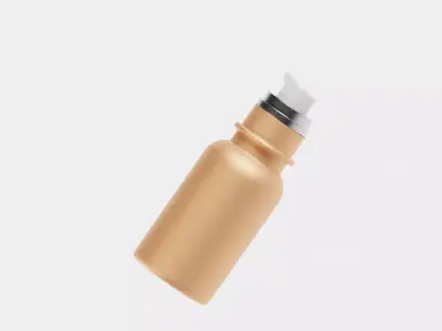 Cosmetic Bottle container   Low-poly 3D model