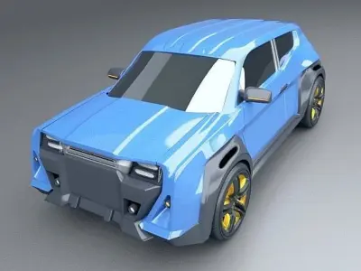 SUV concept vehicle 3D model