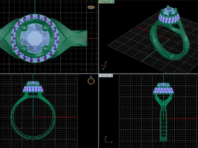 jewelry ring 200 3D print model
