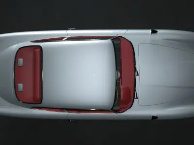 aston martin db5 - 007 James Bond  Low-poly 3D model