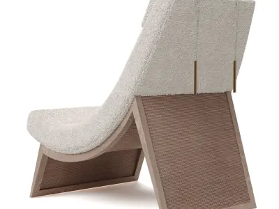 McGuire furniture Sway lounge chair 3D model