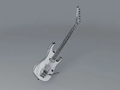Buddy Blaze custom guitar Free 3D model