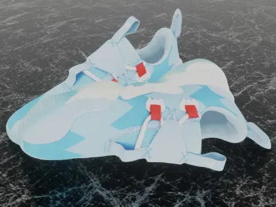 ADIDAS TRAE YOUNG 1 3D SHOES Low-poly 3D model