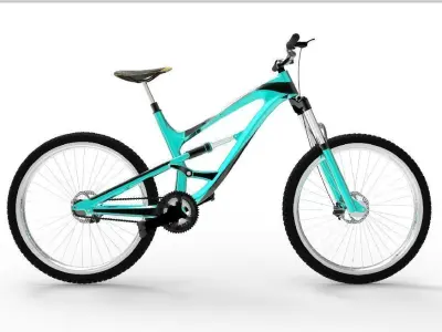  mountain bike 2 3D model