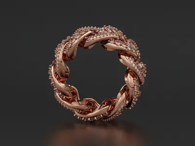 Cuban Ring 3D print model